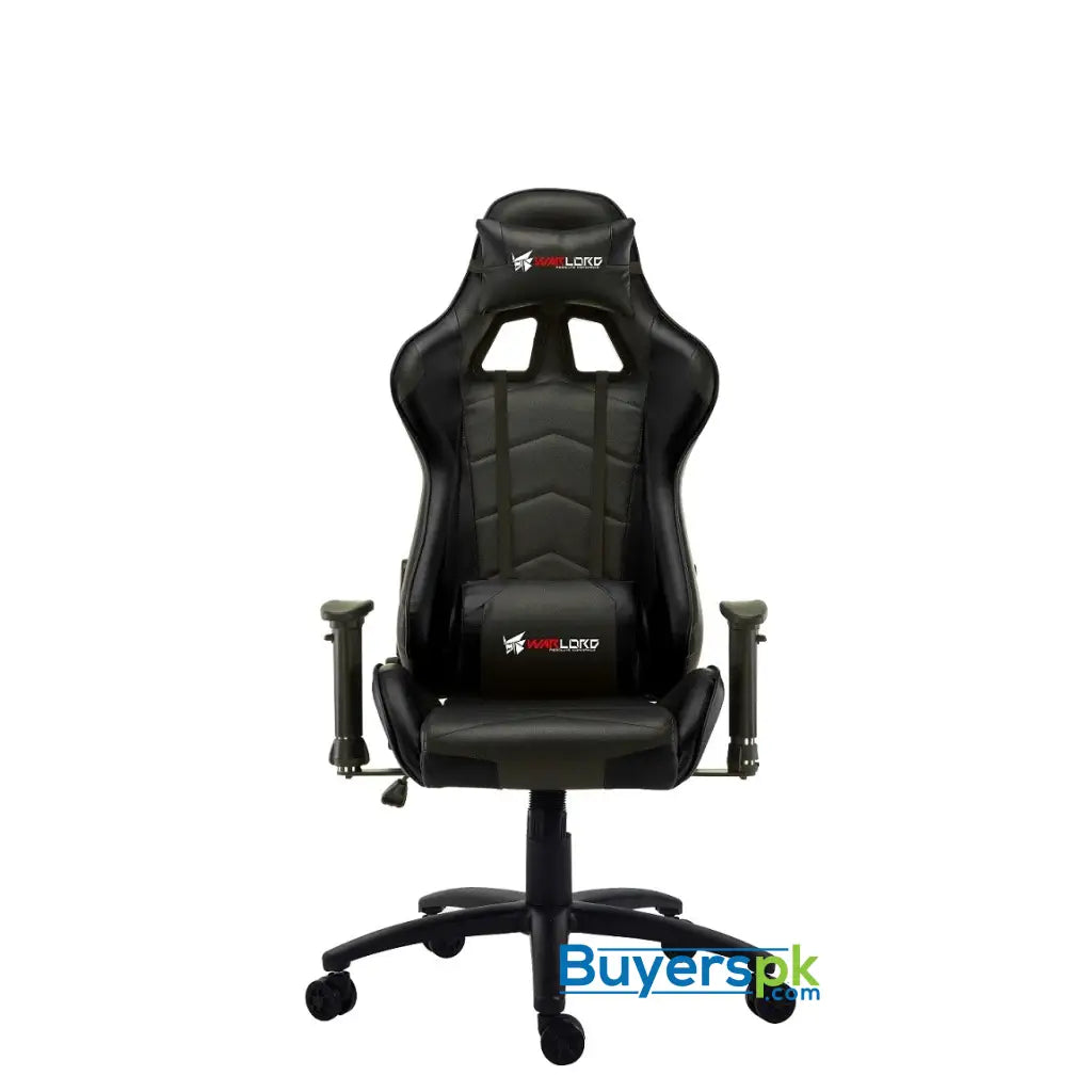 Warlord Phantom Gaming Chair - Black Phantom-Black - Chair Warlord Phantom Gaming Chair - Black Phantom-Black - Chair